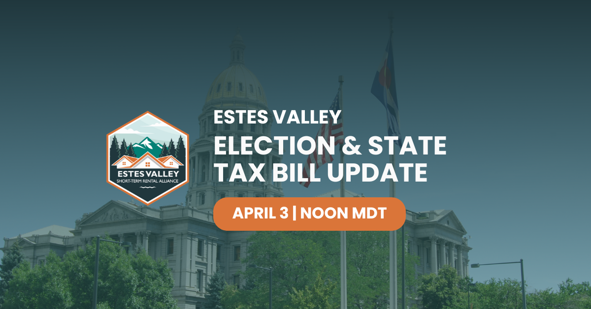 Estes Valley Election and State Tax Bill Update